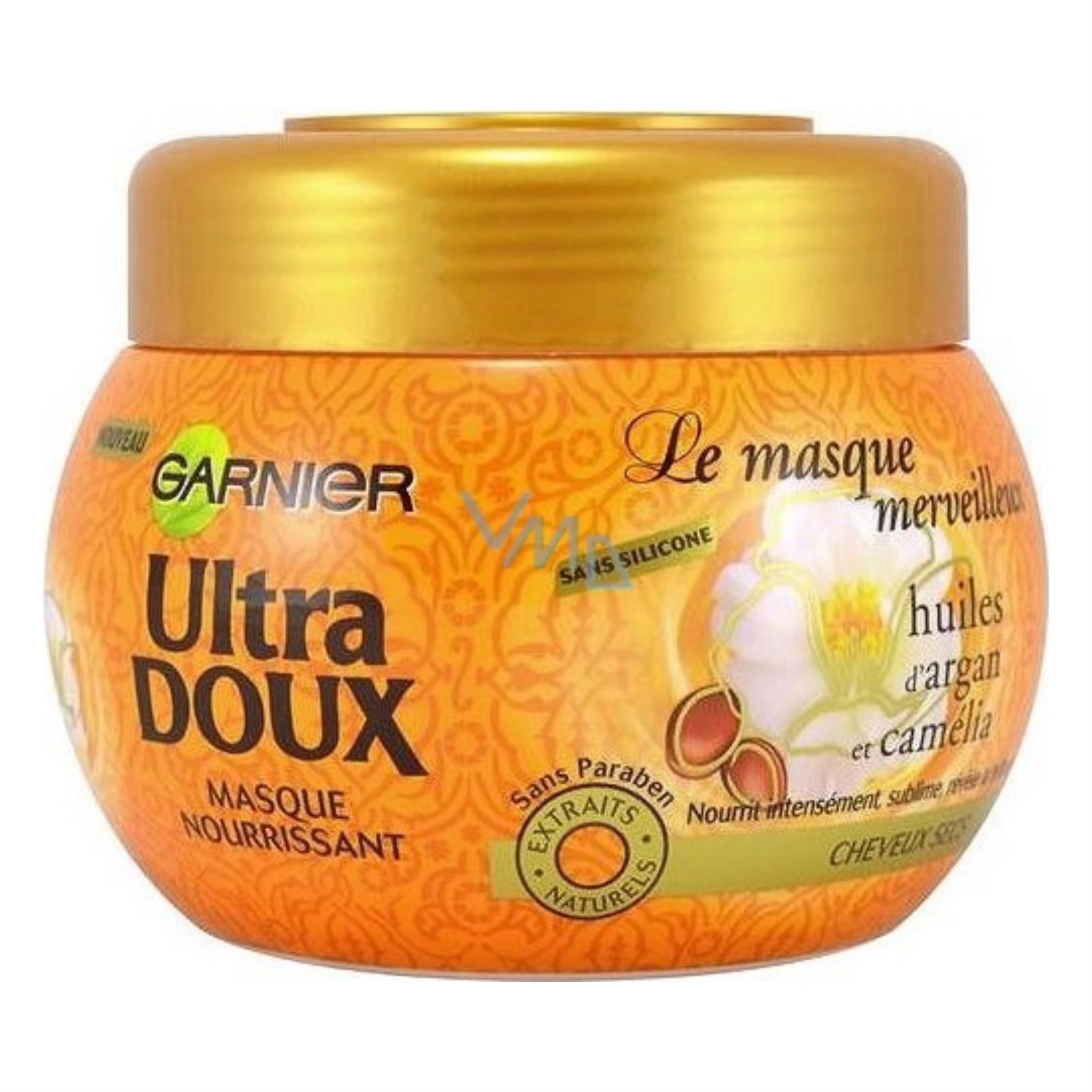 ماسک مو گارنیه درخشان کننده و تغذیه کننده سری Ultra Doux مدل Marvellous - حجم 300 میلی لیتر